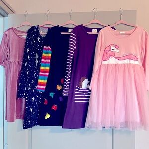 BUNDLE 5 Winter Dresses inc Boden, Old Navy, faux Mini Boden